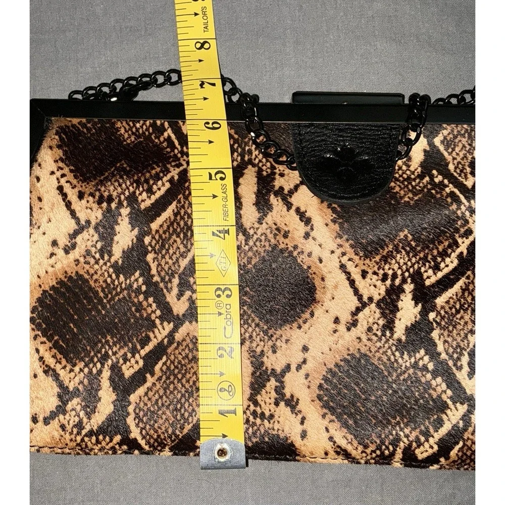 Patrica Nash Python Athena Frame Clutch NWOT
